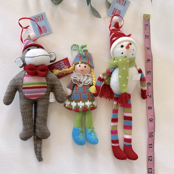 Set of 3 Christmas Tree Ornaments - Picture 8 of 8